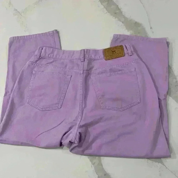 Lauren Jeans Co Ralph Lauren Lavender Purple Cropped Pants Capri Jeans Women’s 6 - Picture 6 of 7
